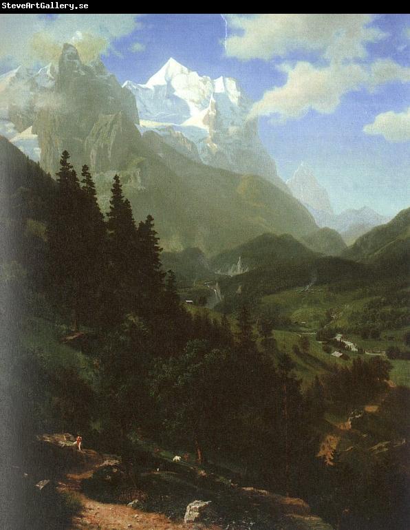 Bierstadt, Albert The Wetterhorn